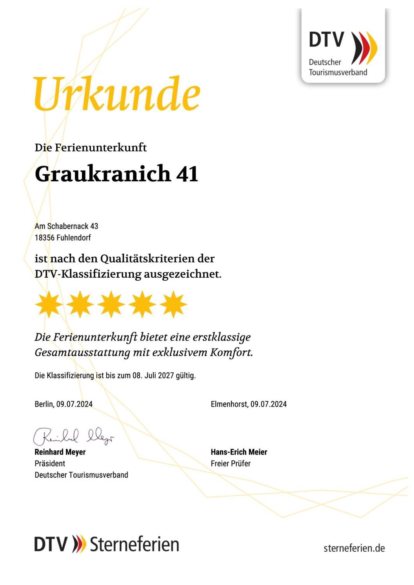 Ferienhaus Graukranich 41 Fuhlendorf  Exterior foto